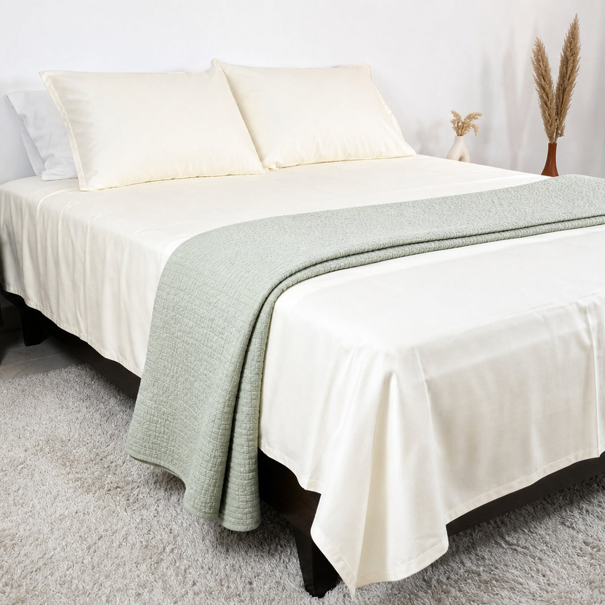 Sheet Duo: 2 x 500 TC Sateen Bedsheets