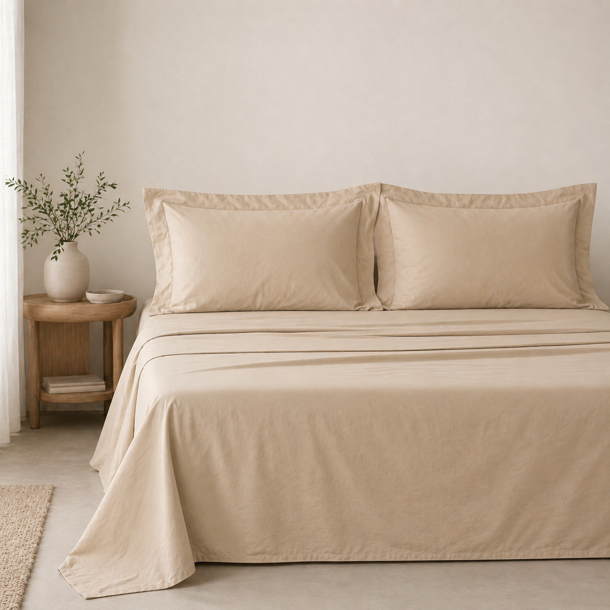 Bedsheet Set | Percale | Washed Effect