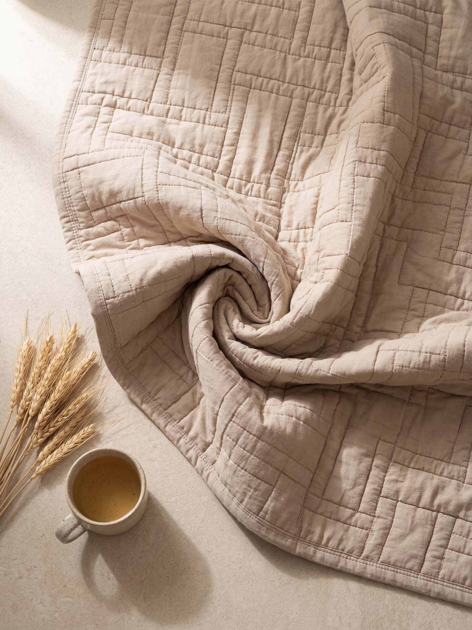 The Luxor Heritage Grid Quilt