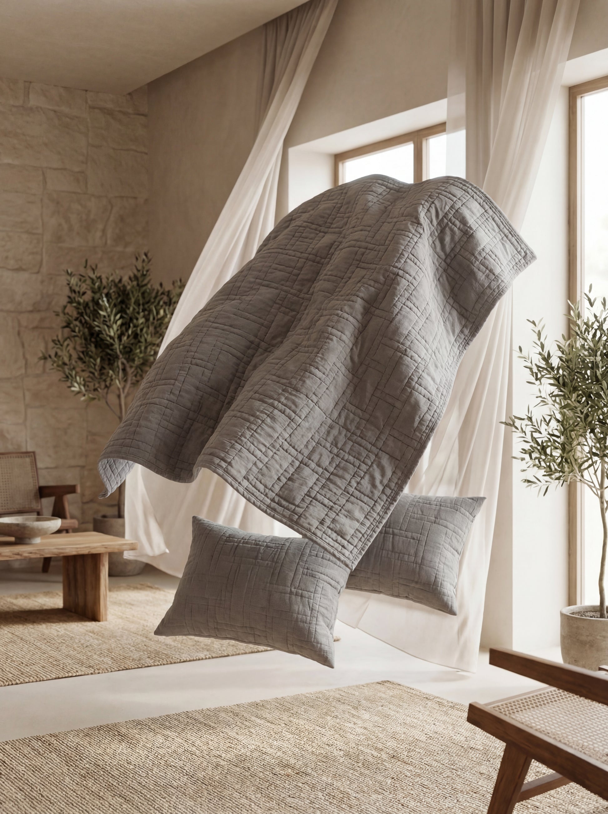 The Luxor Heritage Grid Quilt