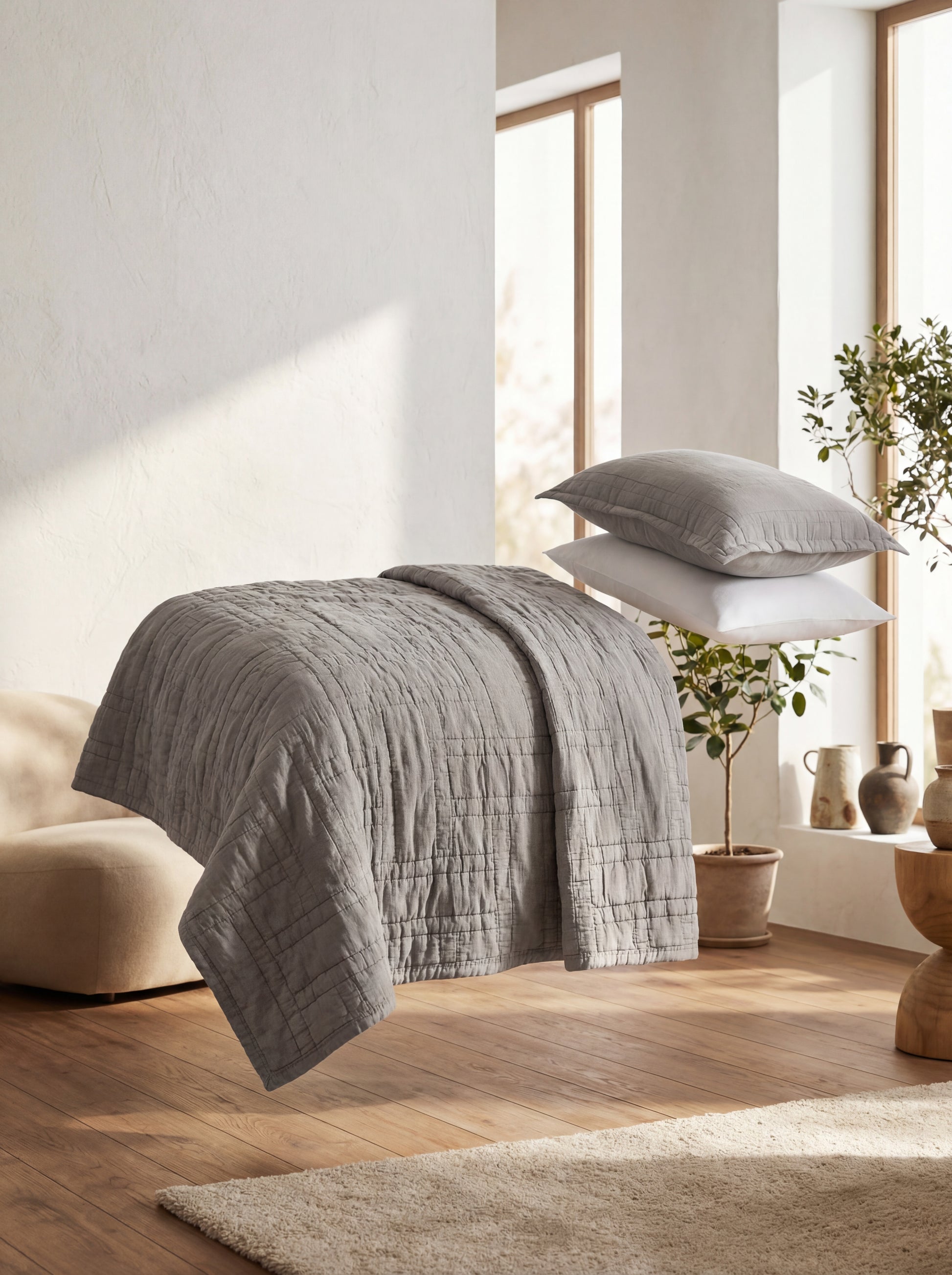 The Luxor Heritage Grid Quilt