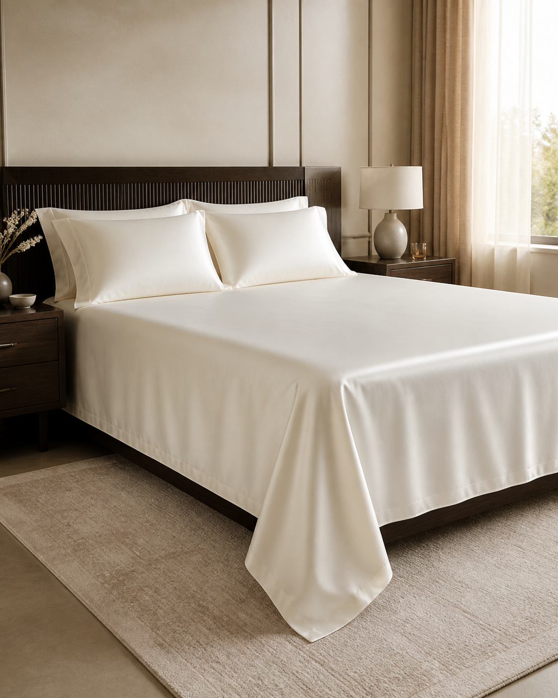 Homlin approved premium bedsheet hero - Bedsheet Set | Percale | Washed Effect