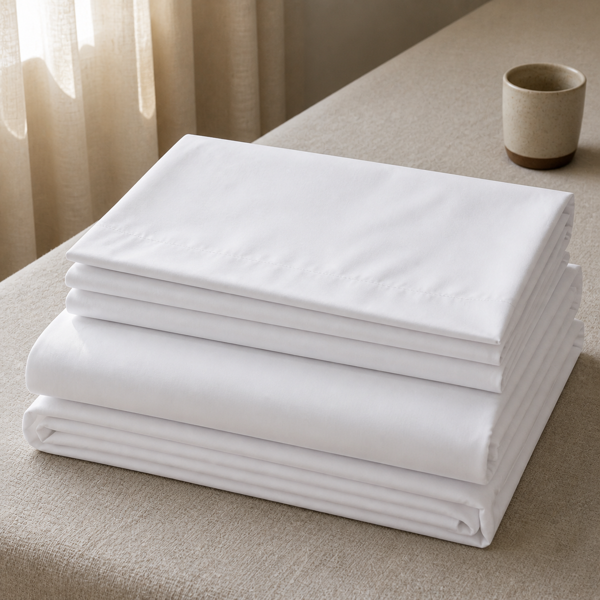 Sheet Duo: 2 x 300 TC Sateen Bedsheets
