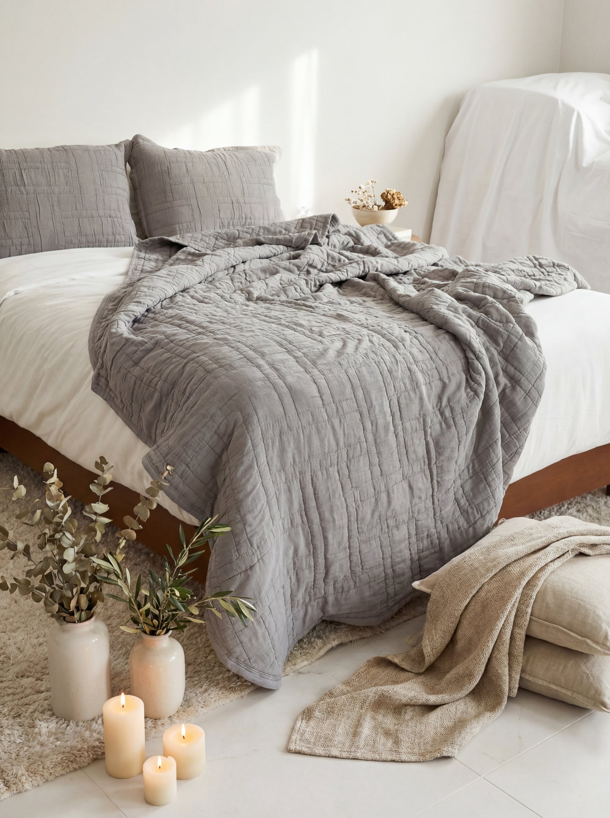 The Luxor Heritage Grid Quilt