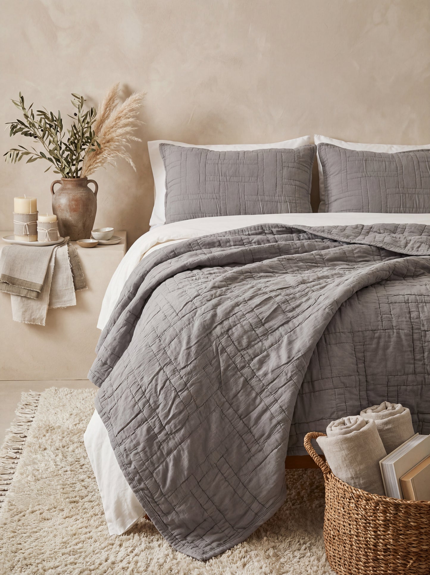 The Luxor Heritage Grid Quilt