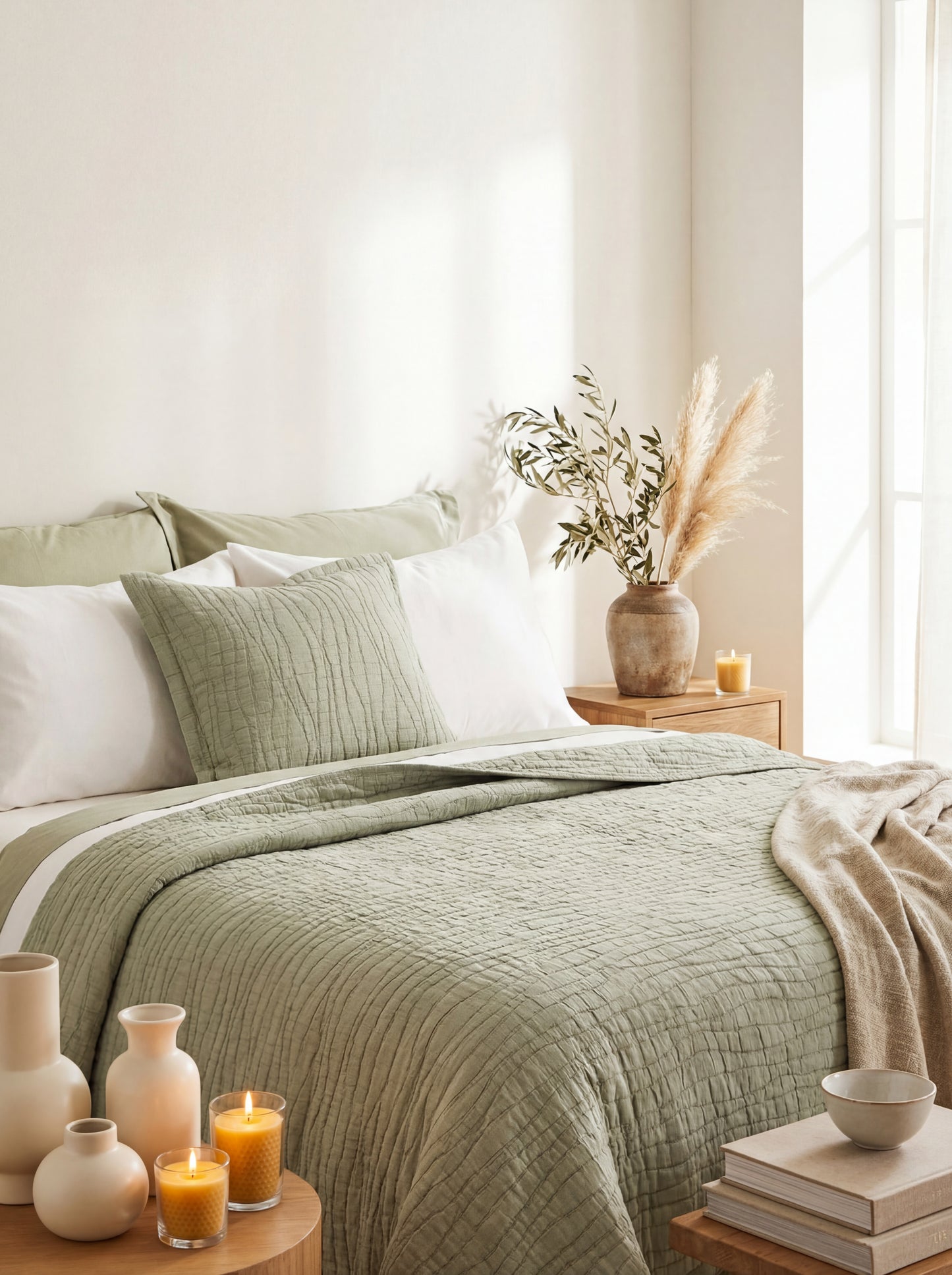 The Serene Nile Wave Quilt