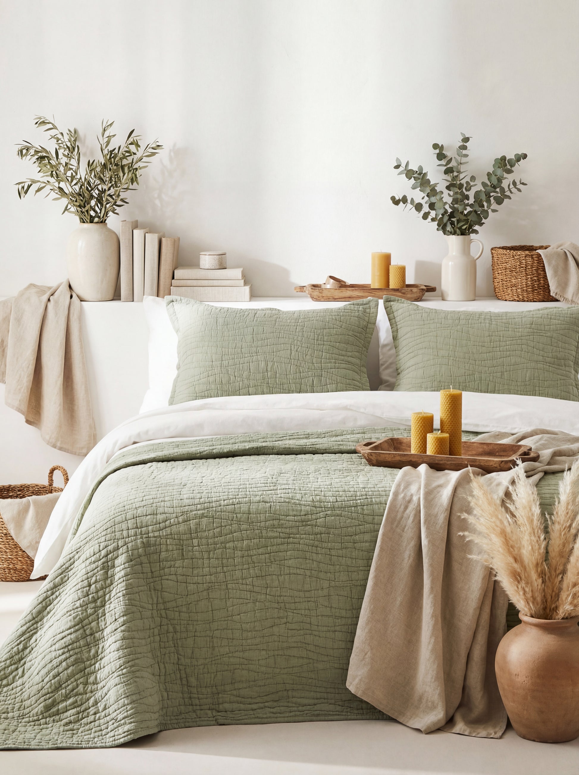 The Serene Nile Wave Quilt