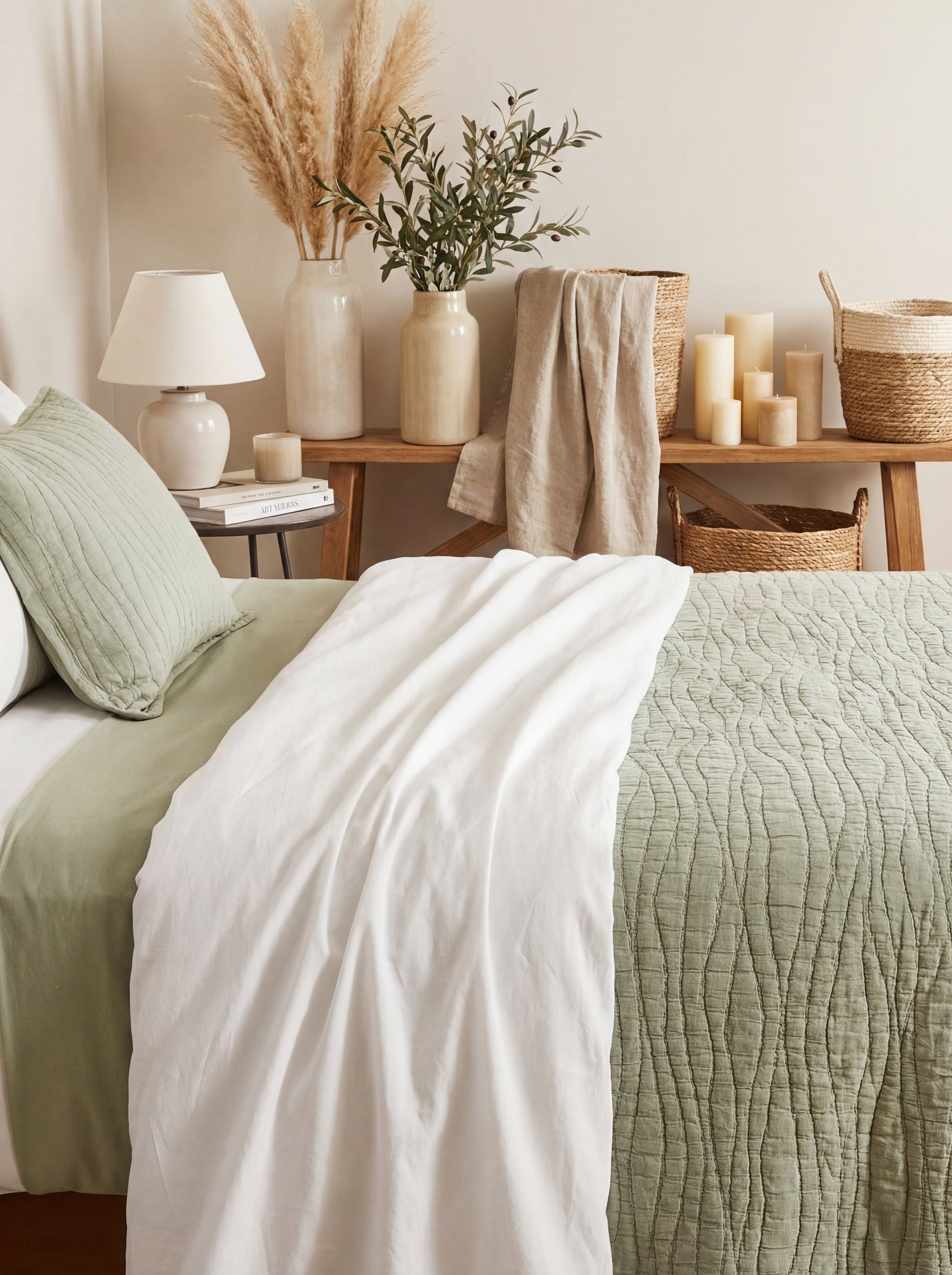 The Serene Nile Wave Quilt