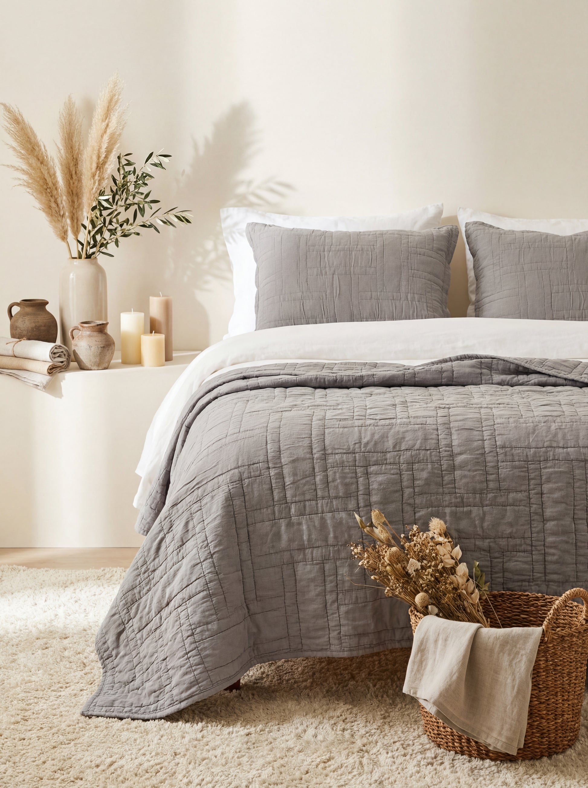 The Luxor Heritage Grid Quilt