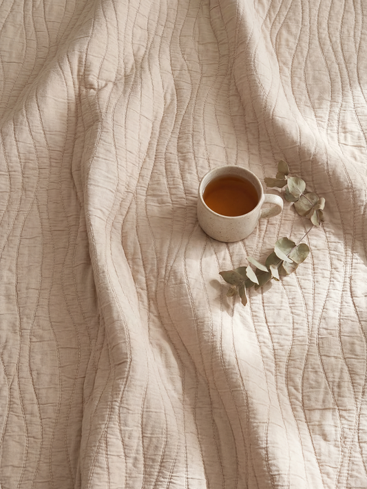 The Serene Nile Wave Quilt